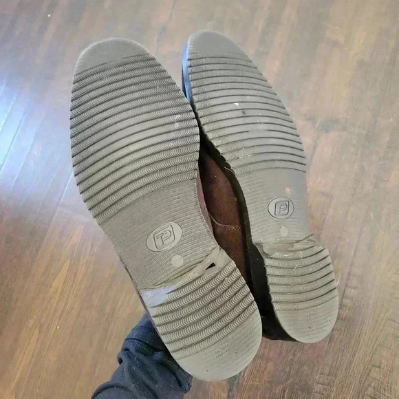 Churchs Cap Toe Derby Shoe Oxford Chocolate Brown Suede Mens 10.5 England Laceup - Picture 6 of 11